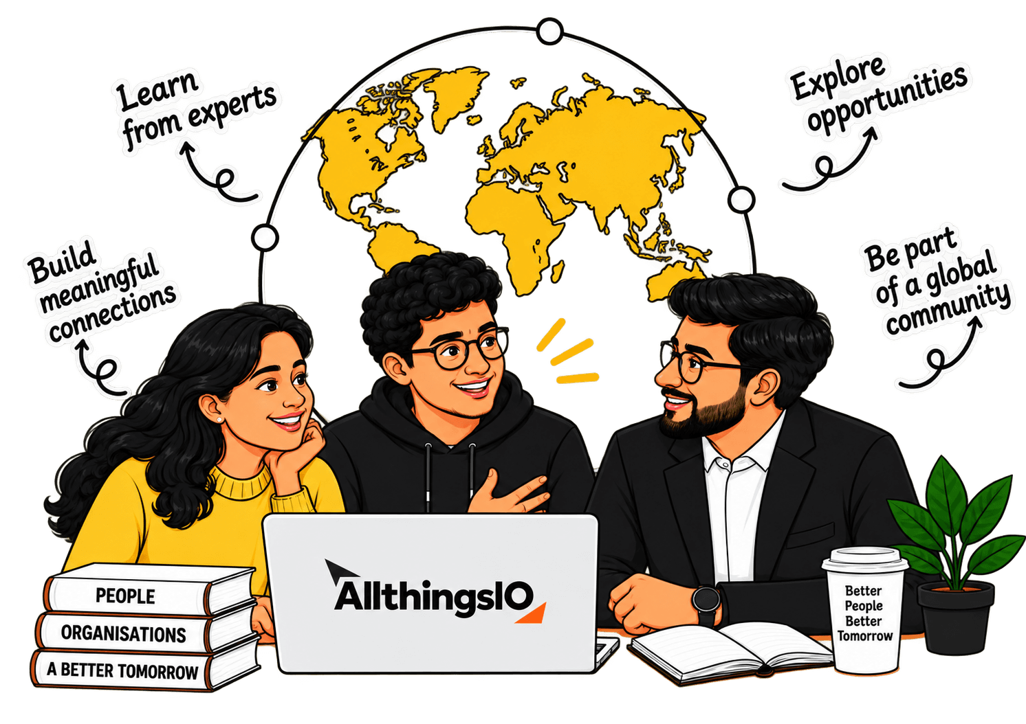 AllthingsIO community learning from experts and collaborating across the globe