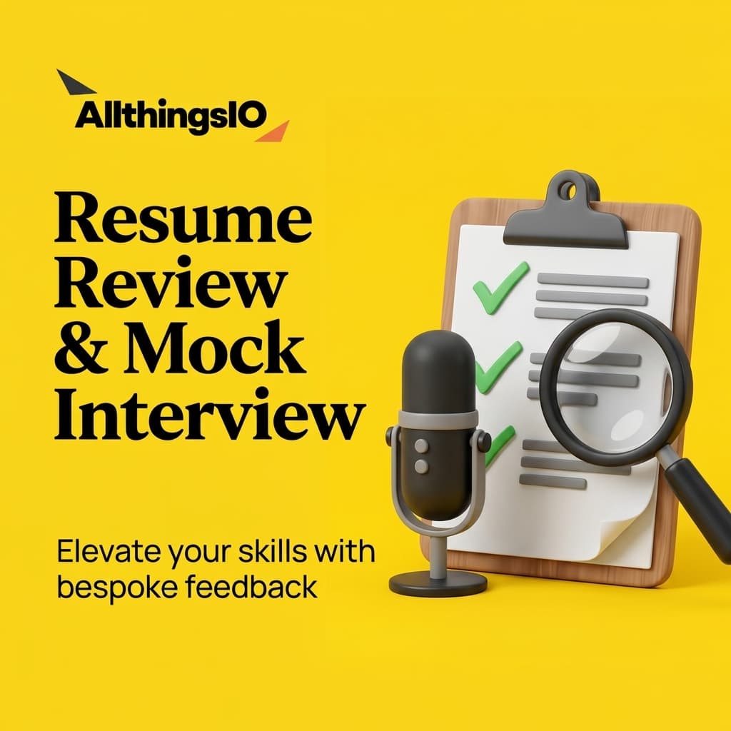 Resume/CV Review & Mock Interview Call for I/O